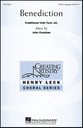 Benediction SATB choral sheet music cover